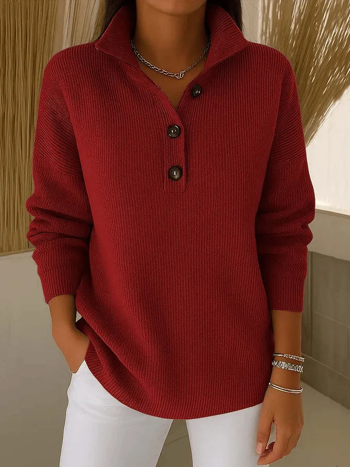 Florence | Pull Polo Col en V