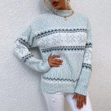 Beatrice | Pull Jacquard pour Femme