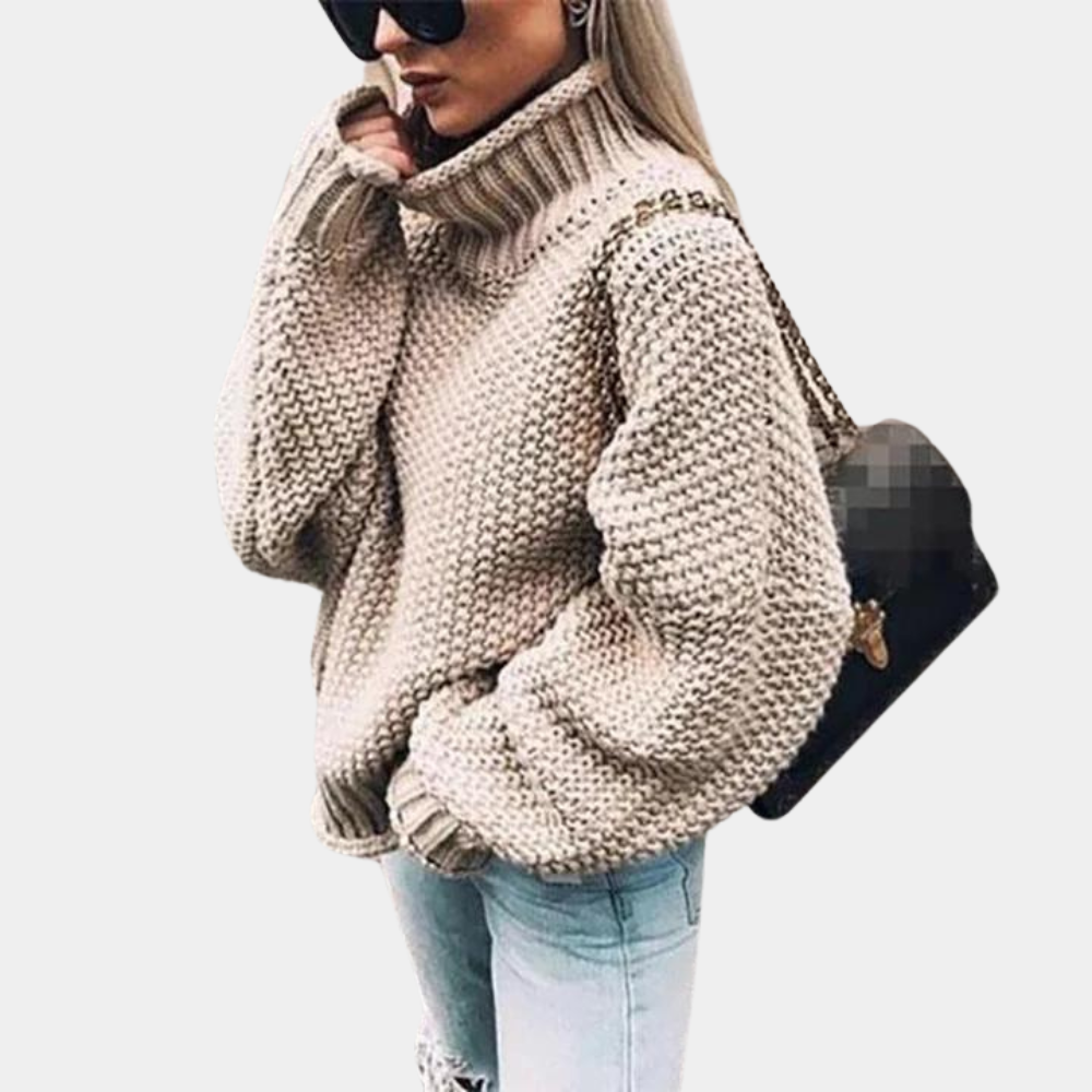 Simone | Pull Oversize a Col Roule