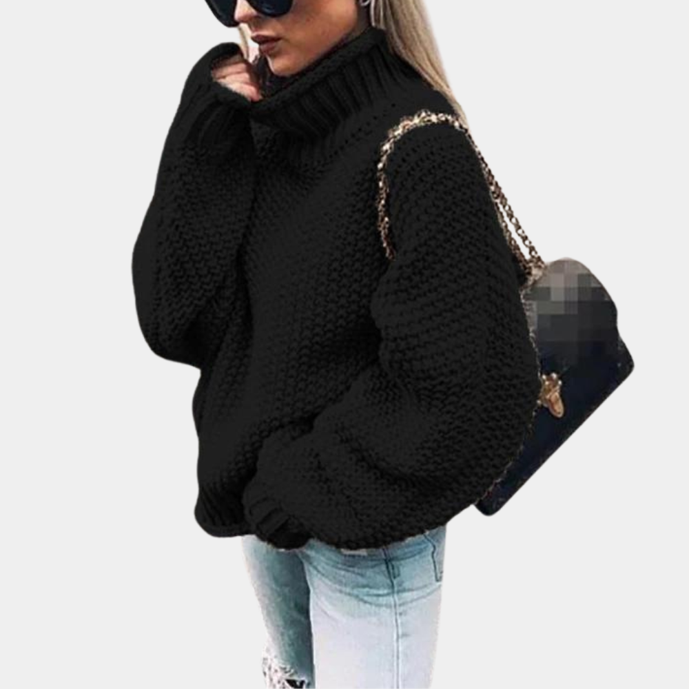 Simone | Pull Oversize a Col Roule
