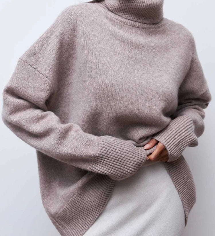 Colette | Pull Oversize a Col Roule