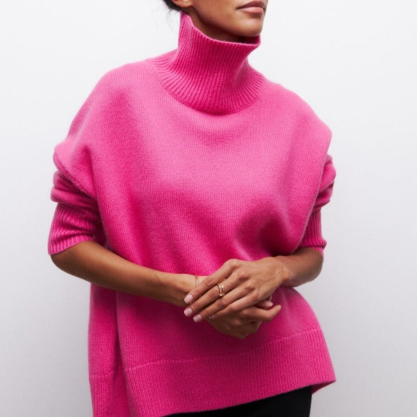 Nina | Pull Col Roulé Luxe
