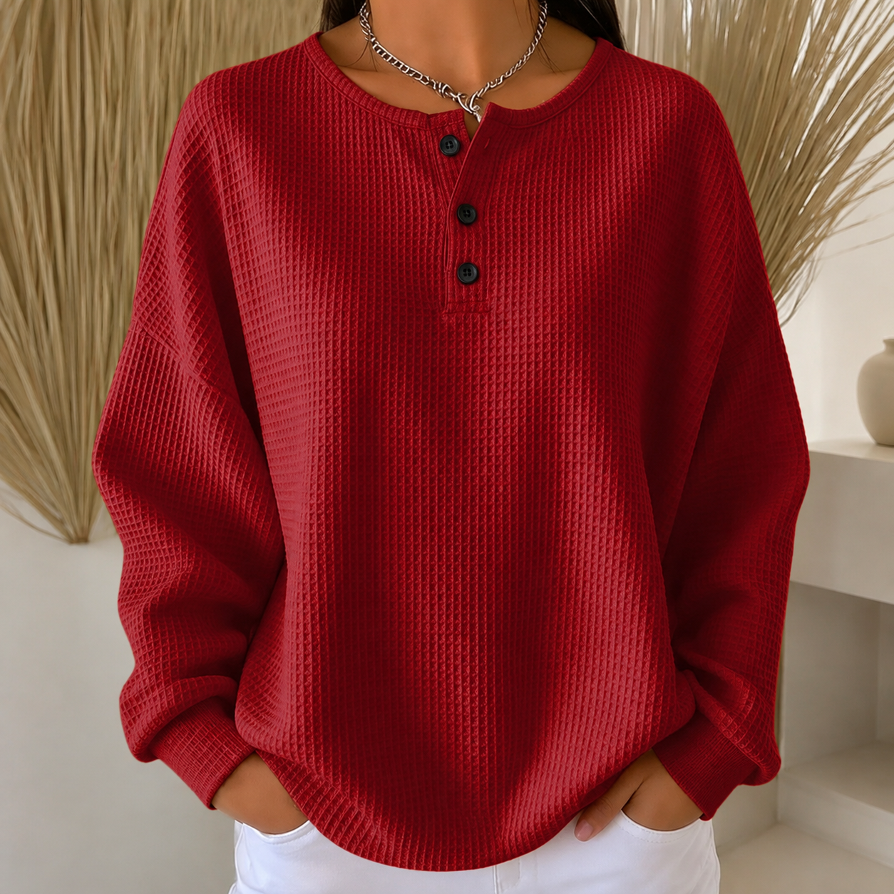 Prisca – Sweat Rouge
