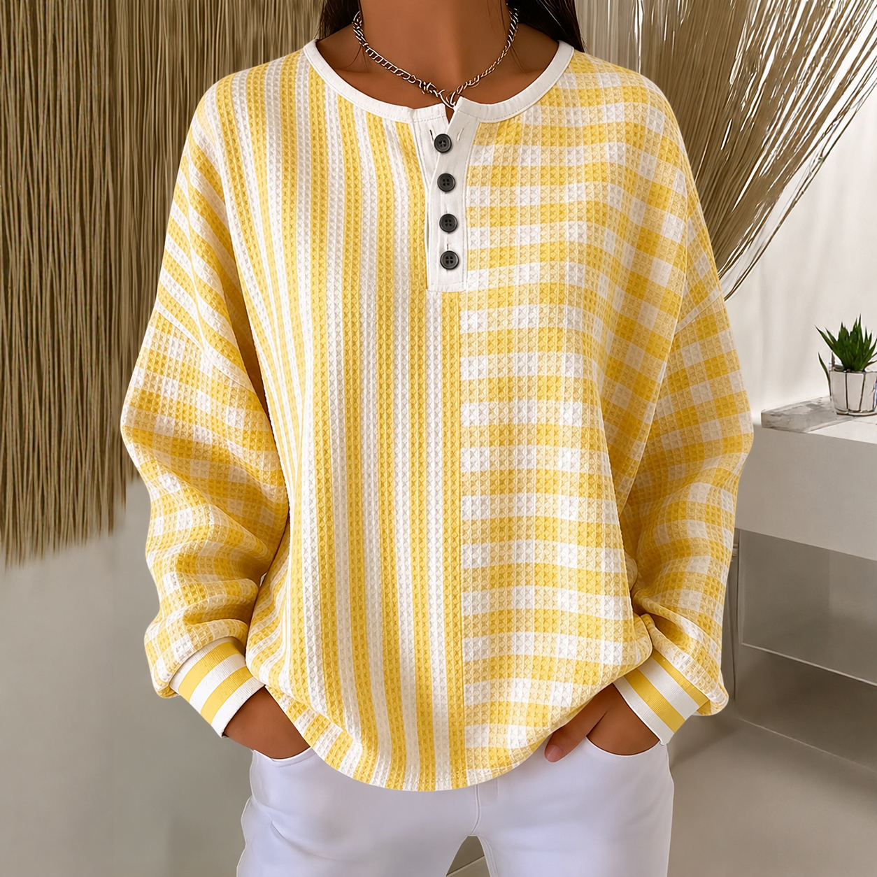 Noémie – Sweat Jaune