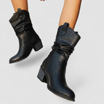 Vivian – Bottes en cuir orthopédique
