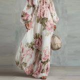 Piwonia | Robe Maxi Épaules Dénudées