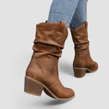Vivian – Bottes en cuir orthopédique