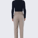 Melanie | Top en Maille Col Montant a Manches Longues
