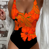 Marie - Maillot une pièce élégant fleuri