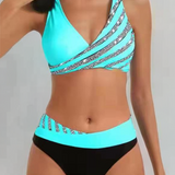 Mona - Bikini imprimé aux tons chauds