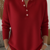 Océane | Pull Boutoné Décontracté