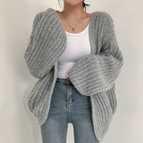 Capucine | Cardigan en Maille à Manches Amples