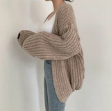 Capucine | Cardigan en Maille à Manches Amples