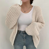 Capucine | Cardigan en Maille à Manches Amples