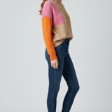 Angelique | Pull Col Haut a Poignets Coteles