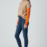 Angelique | Pull Col Haut a Poignets Coteles