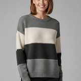 Celine | Pull Raye a Col Rond