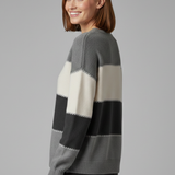 Celine | Pull Raye a Col Rond