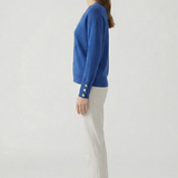 Philippine | Pull Col en V a Poignets Boutonnes