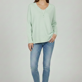 Delphine | Pull Col en V Epaules Tombantes