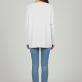 Delphine | Pull Col en V Epaules Tombantes