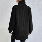 Diane | Pull Oversize Cotele a Col Roule
