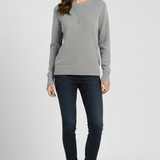 Severine | Pull Col Rond a Ourlet Cotele