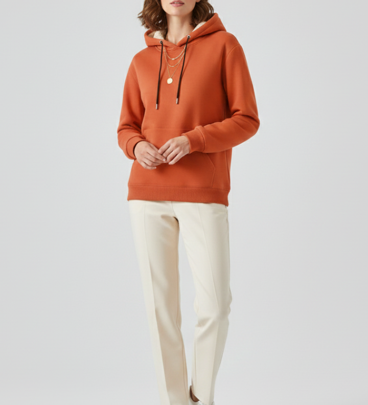 Valentine | Sweat a Capuche Doublure Sherpa