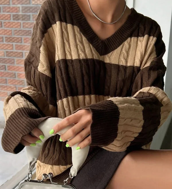 Hortense | Pull Torsade Raye