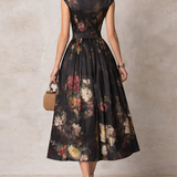 Jagoda | Robe Midi Plissée à Col