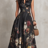 Jagoda | Robe Midi Plissée à Col