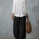 Manon | Ensemble boho à blouse ample