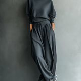 Audrey – Robe Maxi Tricot Col Montant