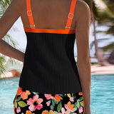 Camille - Ensemble tankini élégant deux pièces
