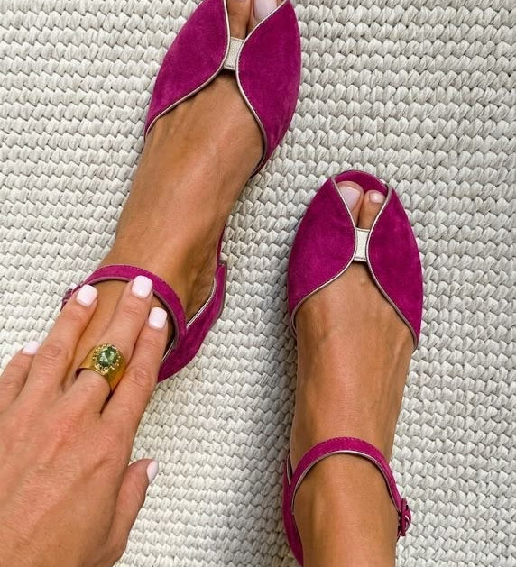 Olivia - Sandales Sauge Elegantes
