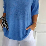 Solene | Top Pull Oversize a Col en V