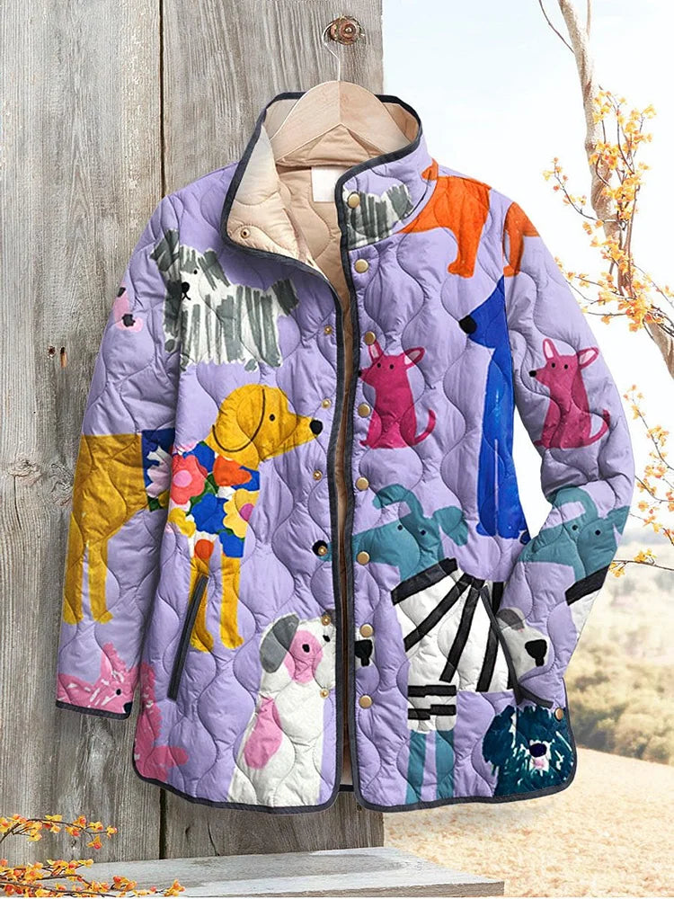 Sybil | Veste Matelassée Chiot Espiègle