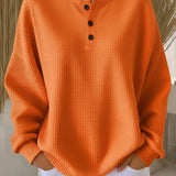 Mirabel | Sweat-shirt Henley Gaufré et Douillet