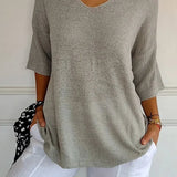 Solene | Top Pull Oversize a Col en V