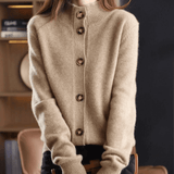 Élodie | Cardigan en Maille Élégant à Col Ouvert pour Femme