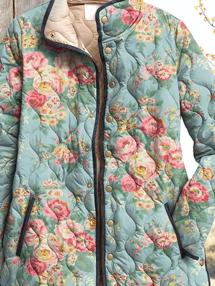Dorothea | Veste Matelassée Floraison Champêtre