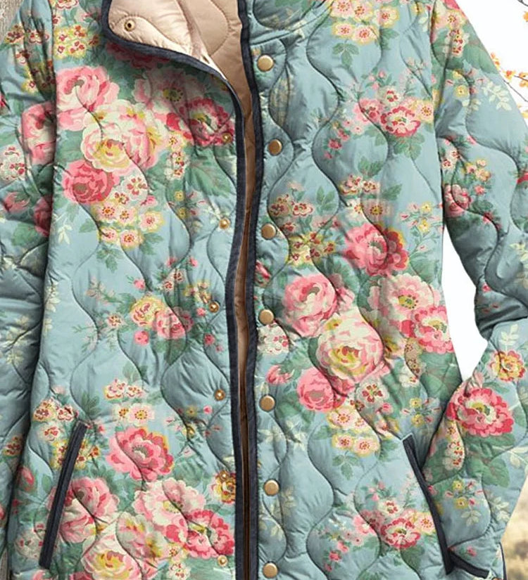 Dorothea | Veste Matelassée Floraison Champêtre