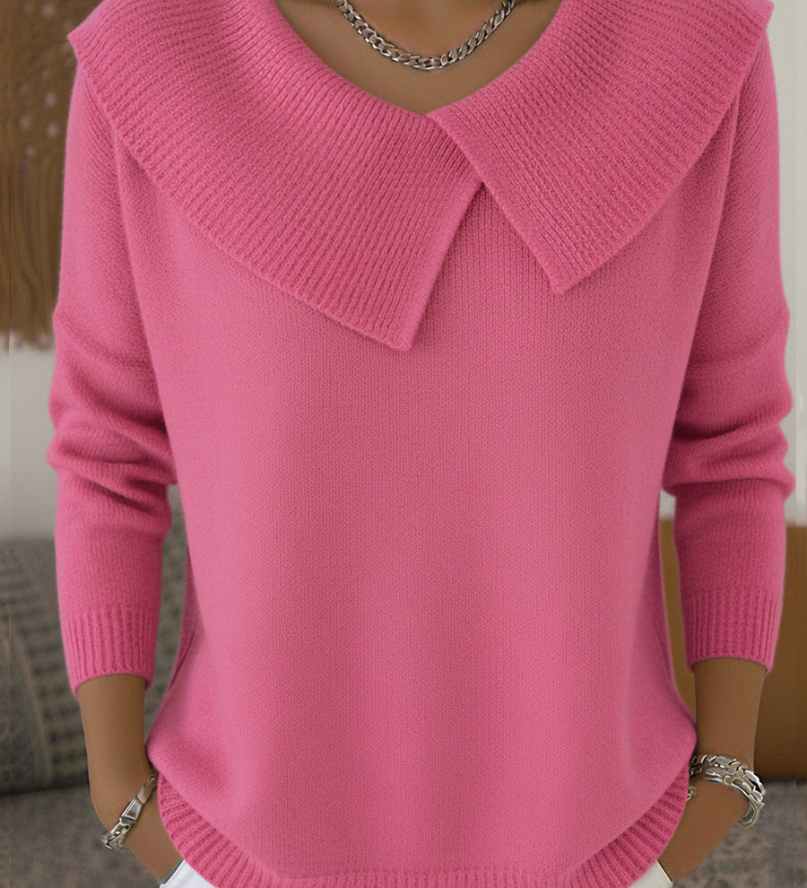 Justine | Pull Chaud à Col Doux
