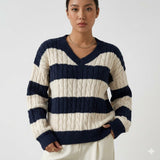 Hortense | Pull Torsade Raye
