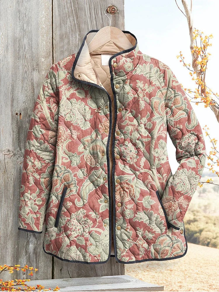 Margaret | Veste Matelassée Floraison Champêtre
