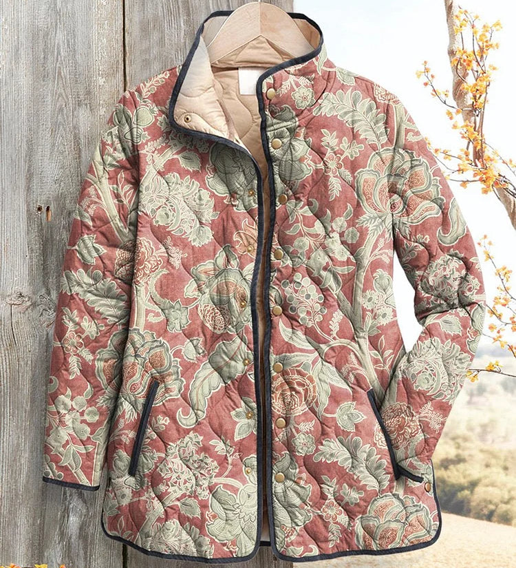 Margaret | Veste Matelassée Floraison Champêtre