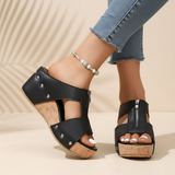 Gigi - Sandales Compensées Tendance