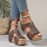 Gigi - Sandales Compensées Tendance