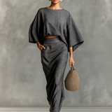 Céline – Robe Maxi Coton-Lin