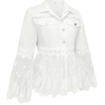 Silvia | Veste à Panneaux de Dentelle